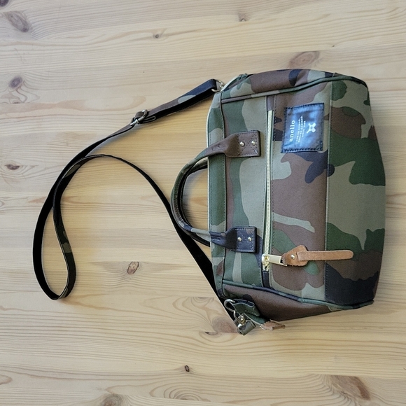 Anello Handbags - 𝅺ANELLO Canvas Crossbody Camouflage Bag